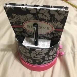 Floral Stationery Set with Pen